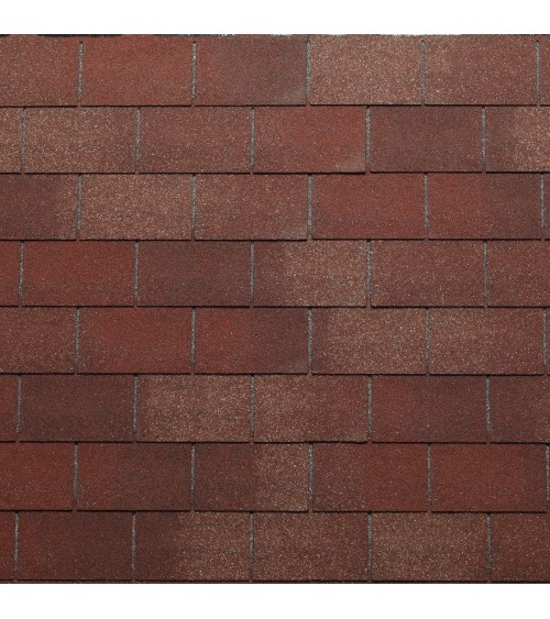 Tegola Unica Rectangular 2-tone Red