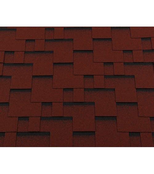 RoofShield Premium Модерн Красный с оттенением 21