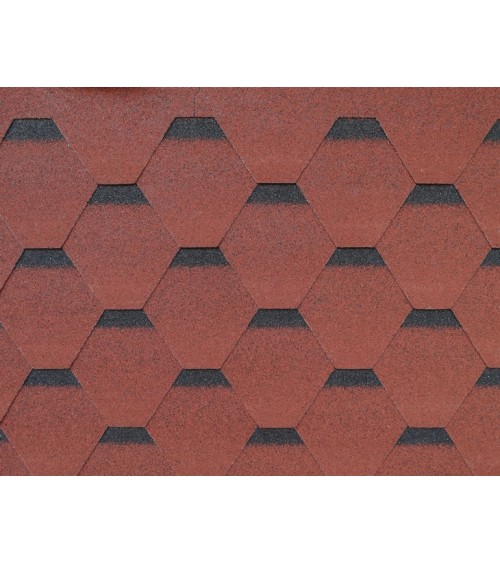 RoofShield Family ECO Light Модерн Красный с оттенением 50